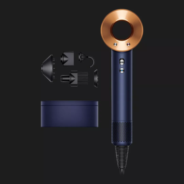 Фен Dyson Supersonic HD07 Special Gift Edition Prussian Blue/Rich Copper
